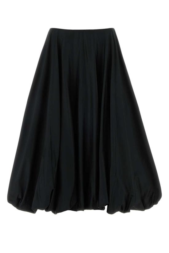 26SS 발렌시아가 미디 스커트 872332TJO61 1000 BLACK