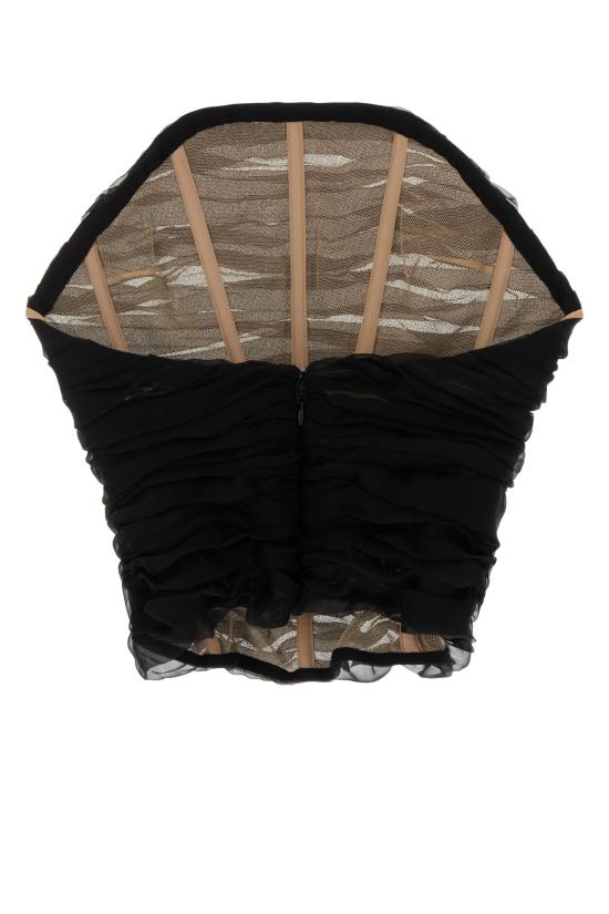 26SS 발렌시아가 블라우스 872530TUN28 1000 BLACK - BALENCIAGA