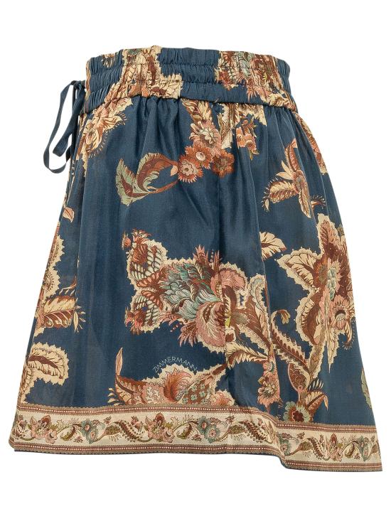 26FW 짐머만 숏팬츠 3497ASS261 NJCO NAVY JACOBEAN - ZIMMERMANN