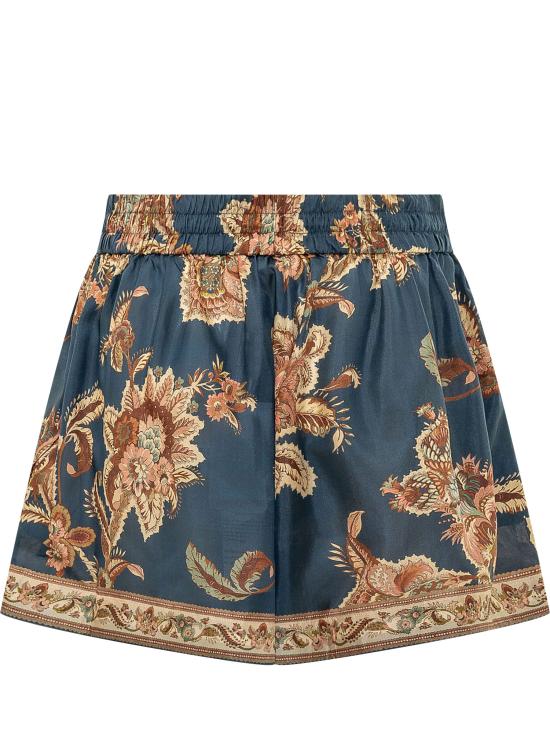 26FW 짐머만 숏팬츠 3497ASS261 NJCO NAVY JACOBEAN - ZIMMERMANN
