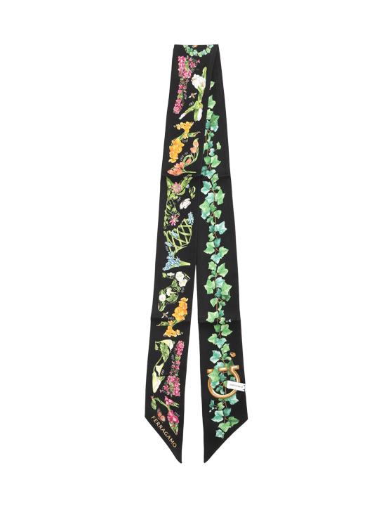 26FW 살바토레 페라가모 머플러/스카프 321289 795174 NERO MULTICOLOR