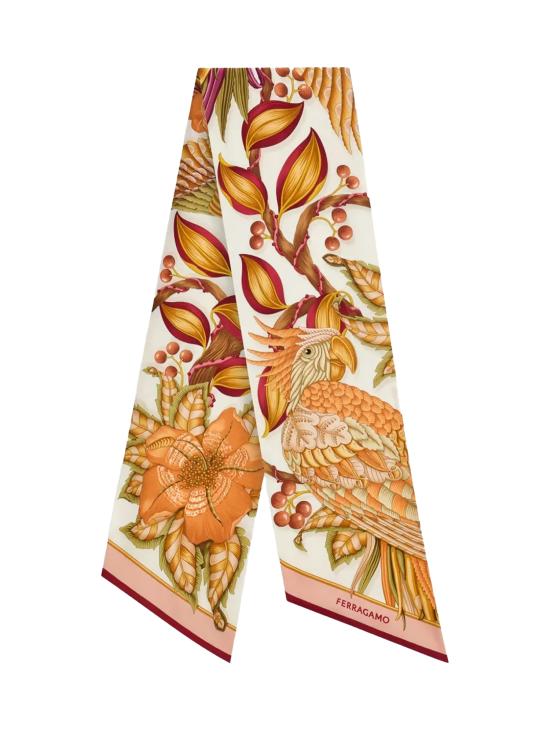 26FW 살바토레 페라가모 머플러/스카프 321282 795131 AVORIO ARANCIO