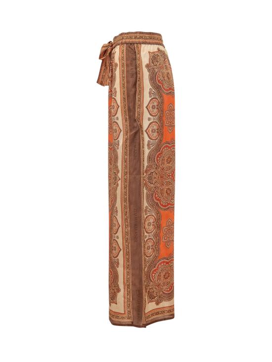 26FW 짐머만 팔라초 팬츠 1500PSS263 TAPA TANGERINE PAISLEY - ZIMMERMANN