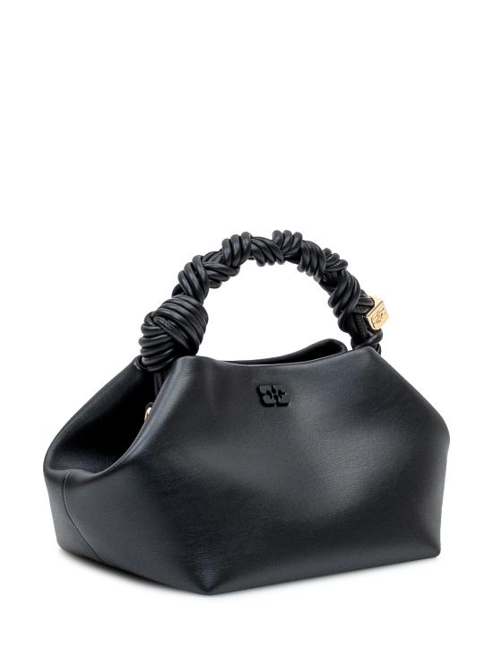26FW 가니 스몰 레더 보우 토트백 A5241 099 BLACK - GANNI