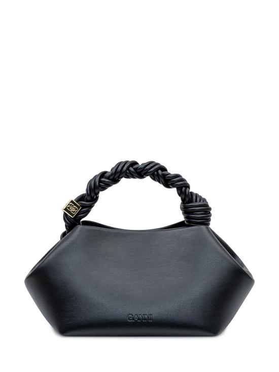 26FW 가니 스몰 레더 보우 토트백 A5241 099 BLACK - GANNI