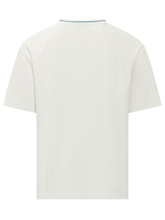 26FW 드롤드무슈 반팔 티셔츠 LTS189CO002 OW OFF WHITE - DROLE DE MONSIEUR