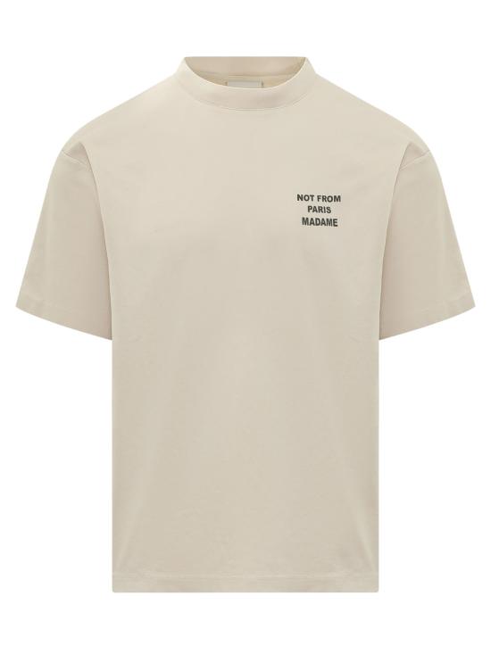 26FW 드롤드무슈 반팔 티셔츠 PERMTS203CO002 MT MASTIC