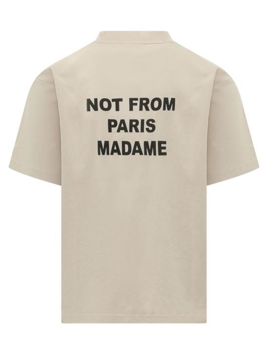 26FW 드롤드무슈 반팔 티셔츠 PERMTS203CO002 MT MASTIC - DROLE DE MONSIEUR