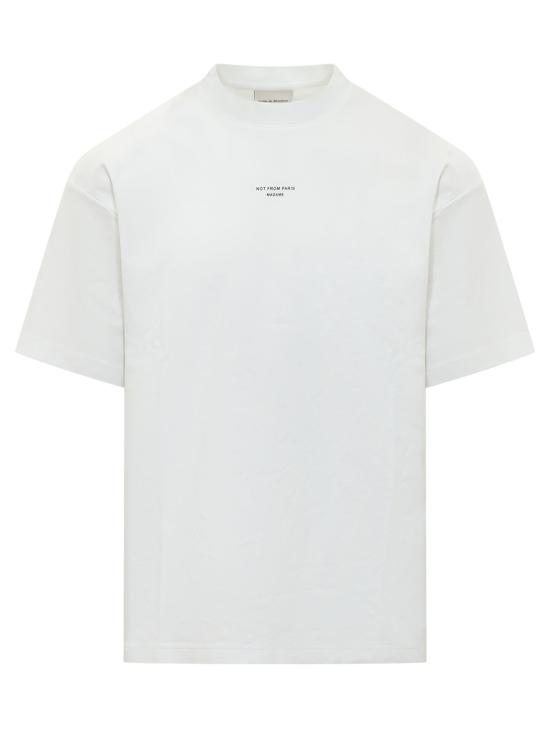 26FW 드롤드무슈 반팔 티셔츠 PERMTS202CO002 OPW OPTIC WHITE