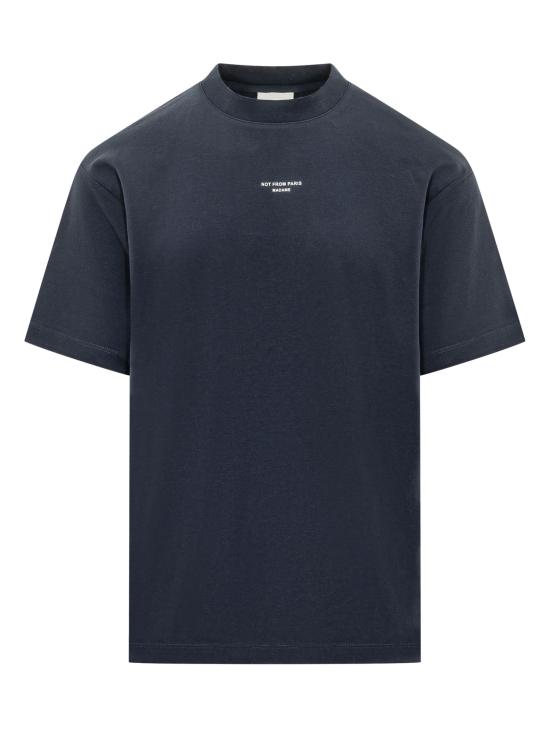 26FW 드롤드무슈 반팔 티셔츠 PERMTS202CO002 NY NAVY