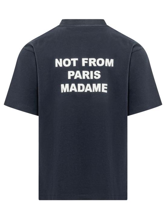 26FW 드롤드무슈 반팔 티셔츠 PERMTS203CO002 NY NAVY - DROLE DE MONSIEUR