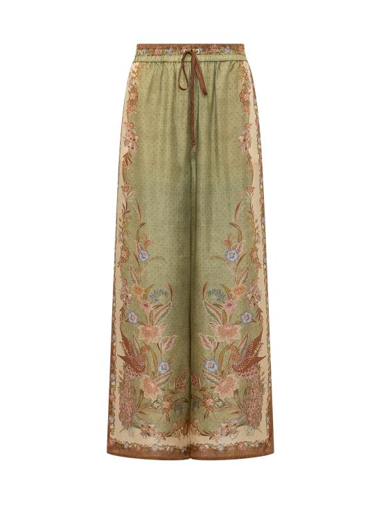 26FW 짐머만 팔라초 팬츠 6251PSS262 KHSF KHAKI SCARF FLORAL
