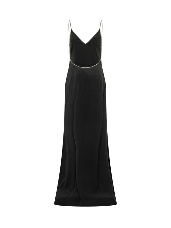 26FW 톰포드 롱 원피스 AB3697SDE539 NTN BLACK CRYSTAL - TOMFORD