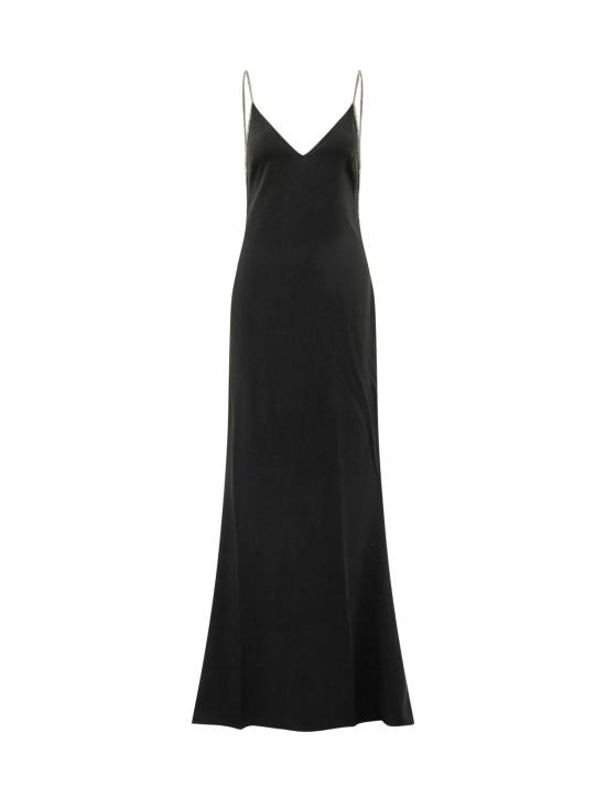 26FW 톰포드 롱 원피스 AB3697SDE539 NTN BLACK CRYSTAL