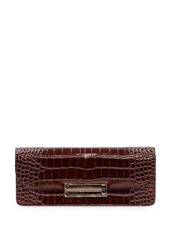 26FW 빅토리아 베컴 클러치/파우치 B326AAC007573A 709 DARK BROWN
