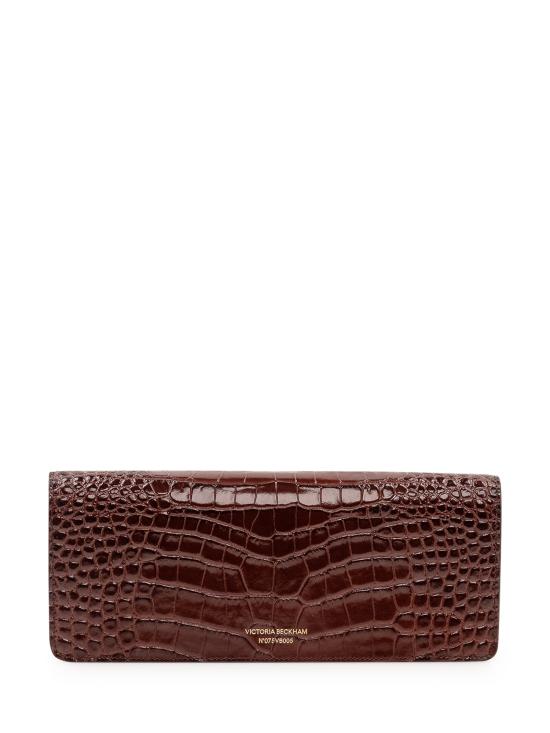 26FW 빅토리아 베컴 클러치/파우치 B326AAC007573A 709 DARK BROWN - VICTORIA BECKHAM
