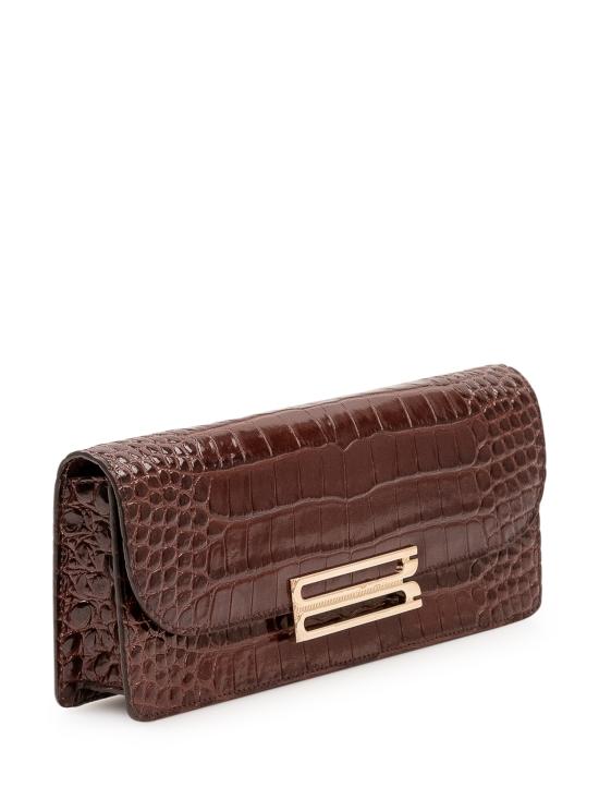 26FW 빅토리아 베컴 클러치/파우치 B326AAC007573A 709 DARK BROWN - VICTORIA BECKHAM