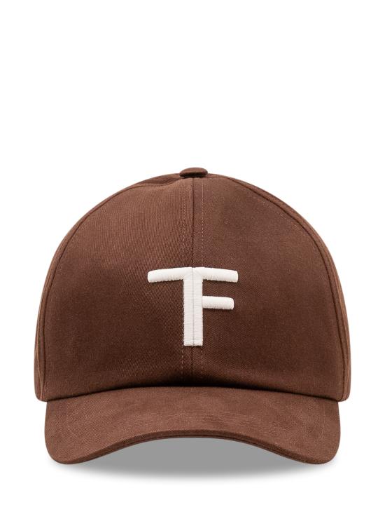 26FW 톰포드 볼캡 MH005TCN061G EWC MEDIUM BROWN OFF WHITE