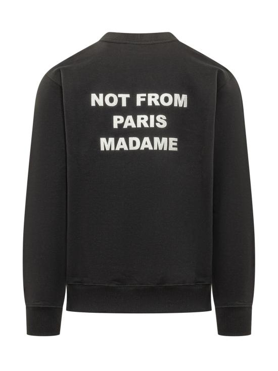26FW 드롤드무슈 긴팔 티셔츠 PERMSW149CO127 BL BLACK - DROLE DE MONSIEUR
