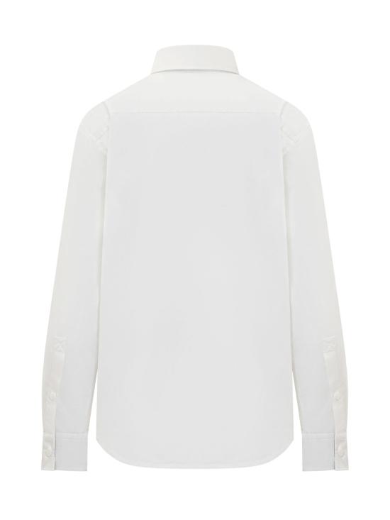 26FW 버버리 레귤러 핏 코튼 포플린 셔츠 8111217 A1464 WHITE - BURBERRY