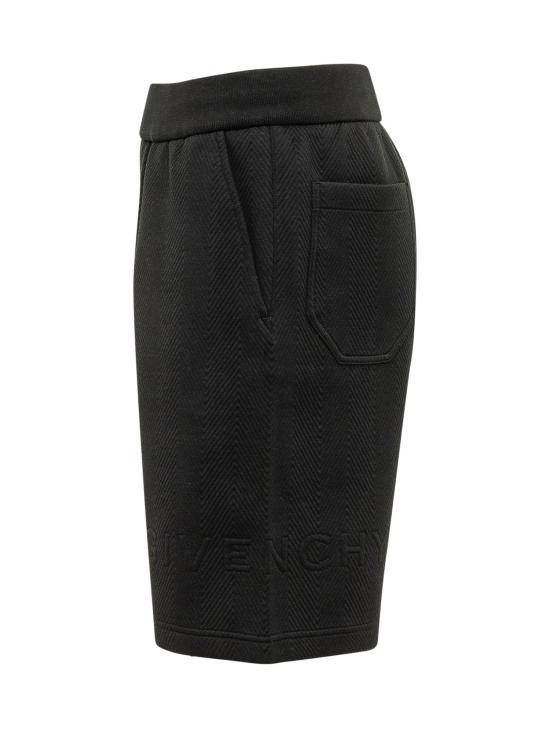 26FW 지방시 숏팬츠 BM51SA3YT9 001 BLACK - GIVENCHY
