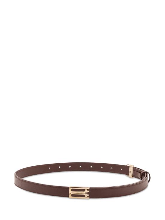26FW 빅토리아 베컴 레귤러 벨트 B226AAC007525A BURGUNDY DARK BURGUNDY - VICTORIA BECKHAM