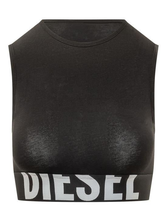 26FW 디젤 트레이닝 티셔츠 A176610HMAU 9XX DEEP BLACK