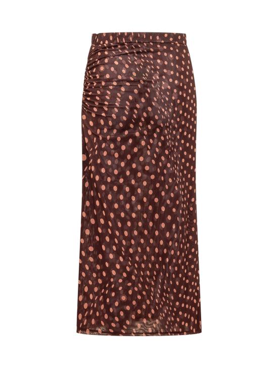 26FW 스텔라 맥카트니 롱 스커트 6J04353SQA75 6107 BURGUNDY PINK - STELLA MCCARTNEY