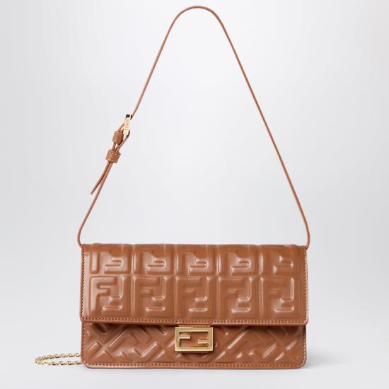 26FW 펜디 바게트 체인 지갑 8M0498AAJD Brown