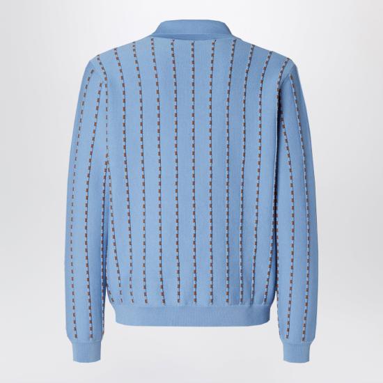 26FW 펜디 폴로 티셔츠 FZC171AWZ1 Light blue - FENDI