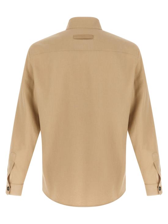 26SS 에르메네질도제냐 긴팔 셔츠 UHV71A3SOT54272 Beige - ERMENEGILDO ZEGNA