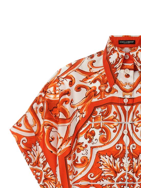 26FW 돌체앤가바나 블라우스 F5T52TGDDRES9000 Orange - DOLCE & GABBANA