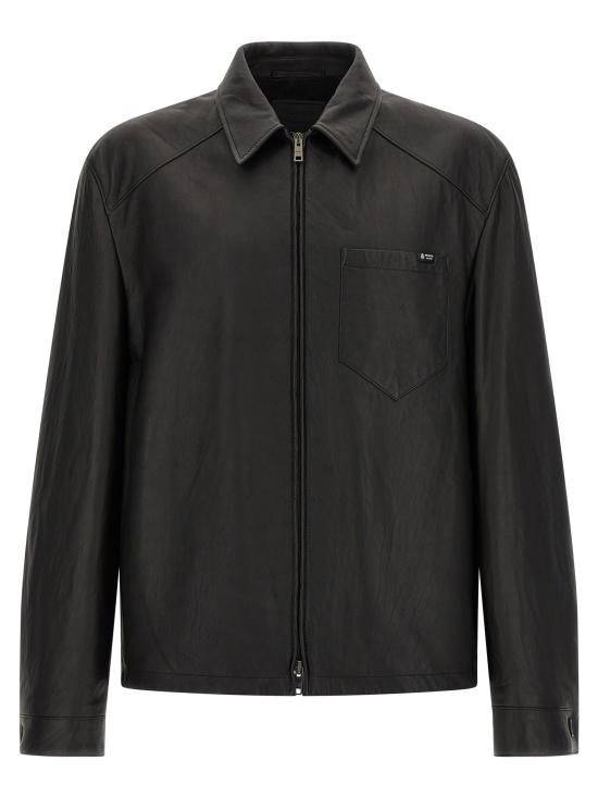 26FW 프라다 가죽 자켓 UPW615SOOO19WCF0002 Black