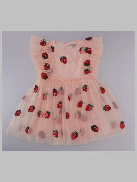 26SS [키즈] 콩제 슬래드 원피스 KS105137K STRAWBERRYROSE PINK