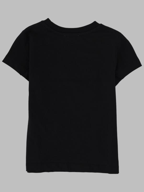 26SS [키즈] 모스키노 티셔츠 HUM05OK LAA0360100 BLACK - MOSCHINO