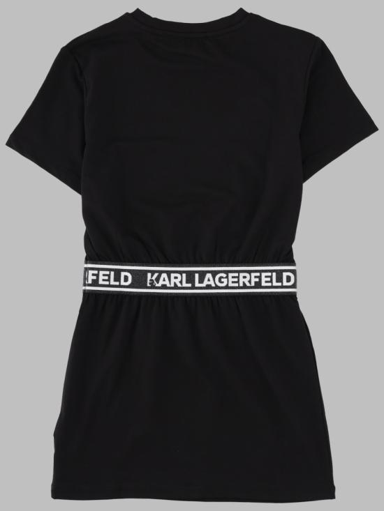 26SS [키즈] 칼라거펠트 원피스 Z31152K 09B BLACK - KARL LAGERFELD