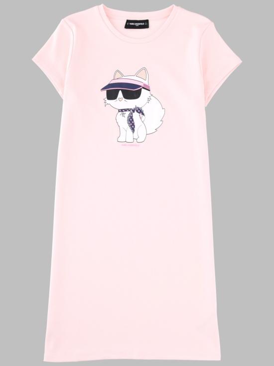 26SS [키즈] 칼라거펠트 원피스 Z31155K 46F PINK