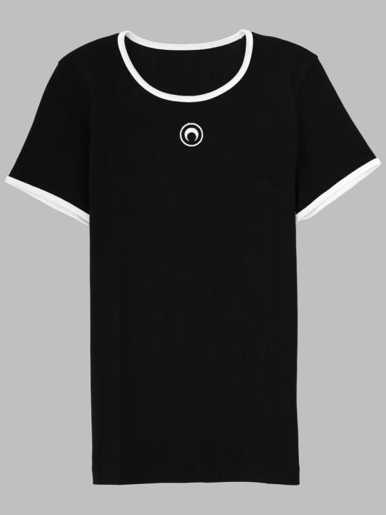 26FW 마린세르 반팔 티셔츠 UTT014A CJER0008BK96 BLACK