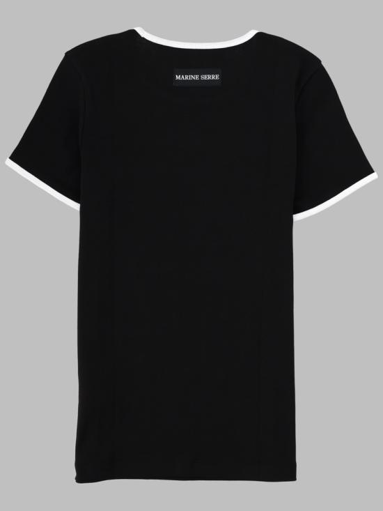 26FW 마린세르 반팔 티셔츠 UTT014A CJER0008BK96 BLACK - MARINE SERRE