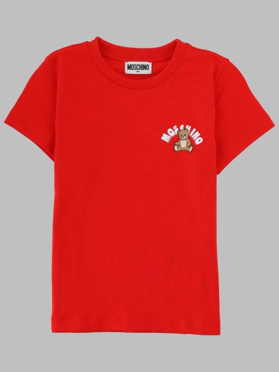 26SS [키즈] 모스키노 티셔츠 HWM058K LAA0150109 RED