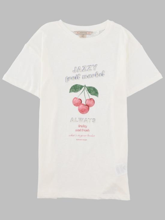 26SS [키즈] 콩제 슬래드 티셔츠 KS104784K OFFWHITE JAZZY