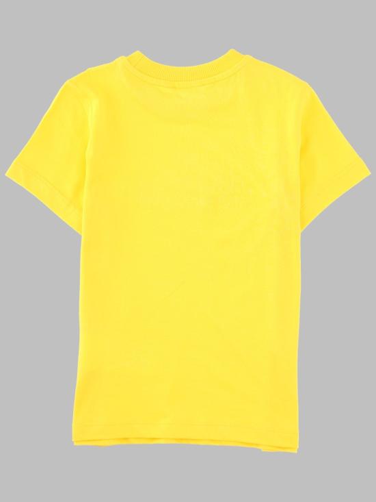 26FW [키즈] 모스키노 티셔츠 HZM058K LAA0350577 YELLOW - MOSCHINO
