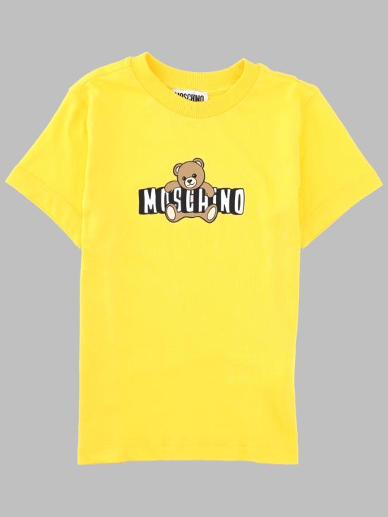 26FW [키즈] 모스키노 티셔츠 HZM058K LAA0350577 YELLOW