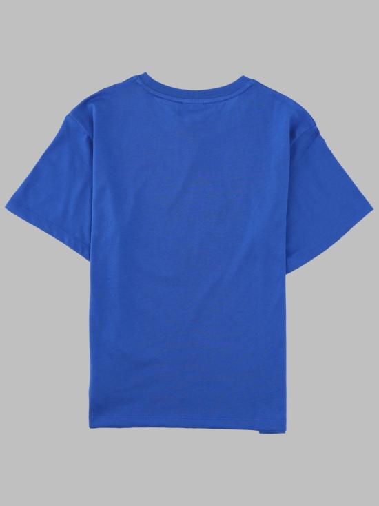 26SS [키즈] 겐조 티셔츠 K61766K 871 BLUE - KENZO