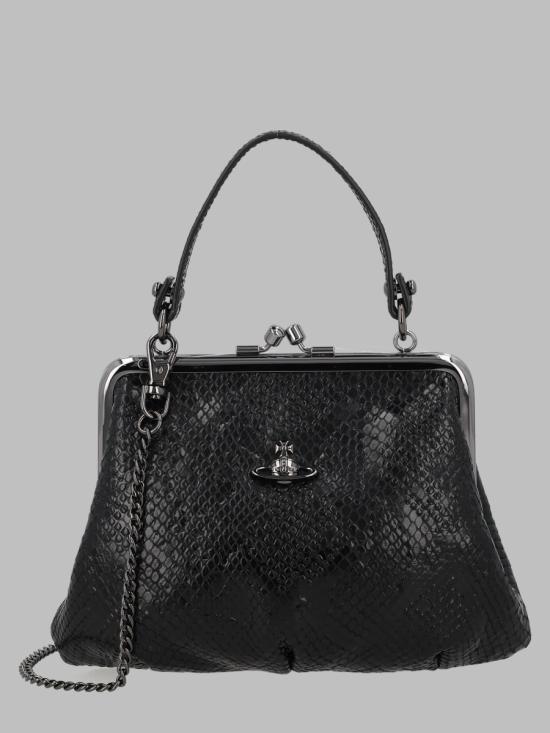 26FW 비비안웨스트우드 그래니 프레임 퍼스 4B010007W L00D7N204 BLACK