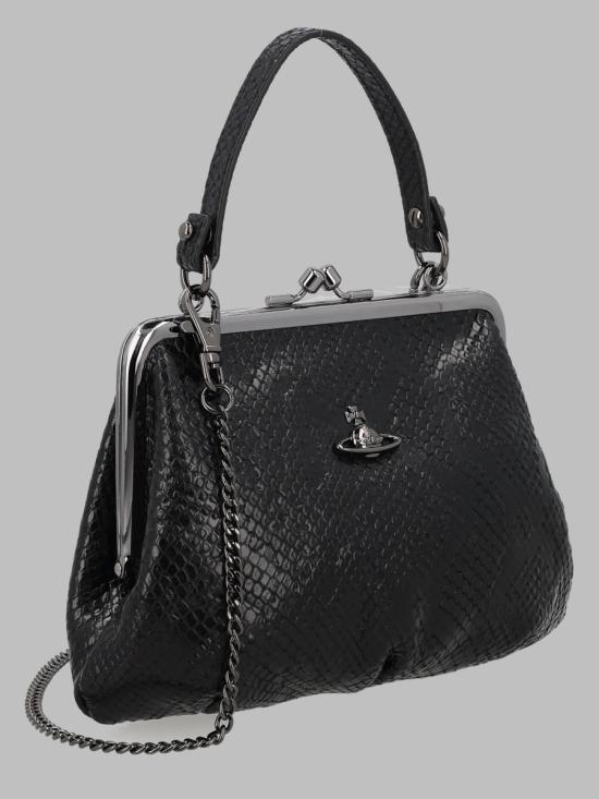 26FW 비비안웨스트우드 그래니 프레임 퍼스 4B010007W L00D7N204 BLACK - VIVIENNE WESTWOOD