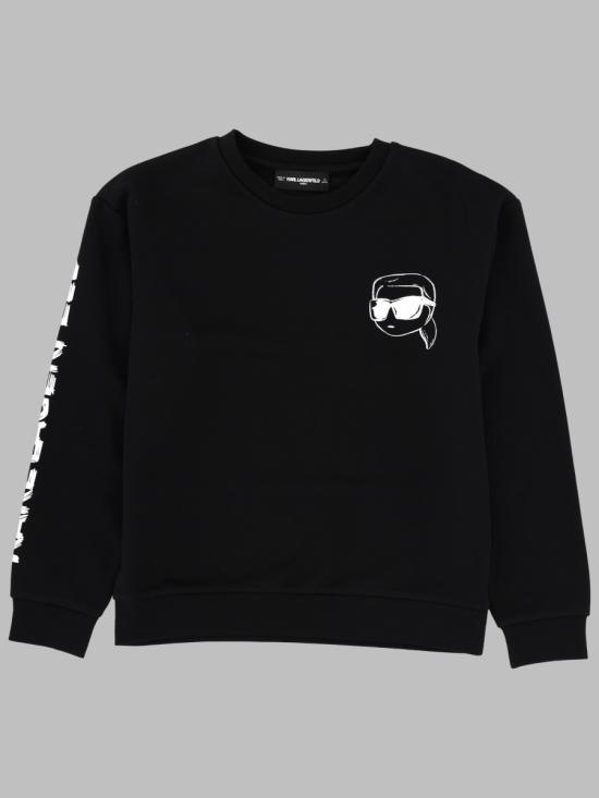 26SS [키즈] 칼라거펠트 티셔츠 Z31088K 09B BLACK