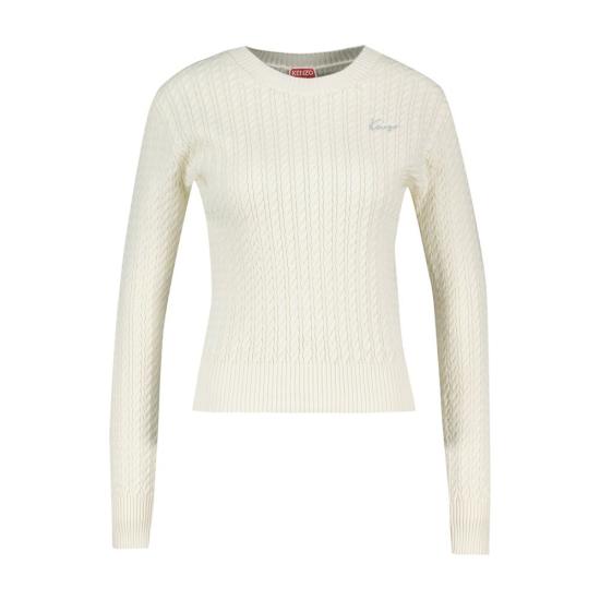 26FW 겐조 긴팔 티셔츠 FG62PU7623LK WHITE