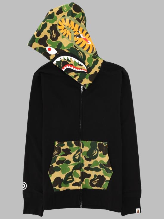 26FW 베이프 후드 티셔츠 001ZPM301301M BLACK - BAPE