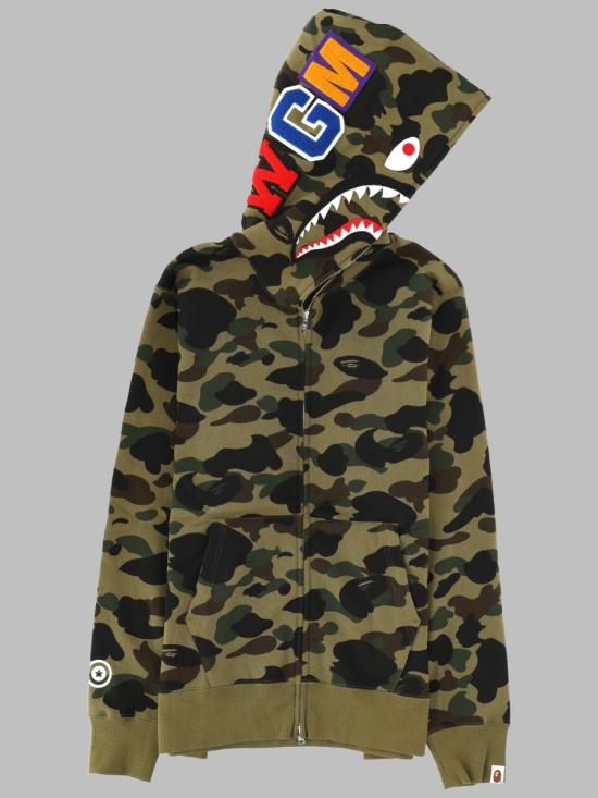 26FW 베이프 후드 티셔츠 001ZPM301007M GREEN MILITARY GREEN